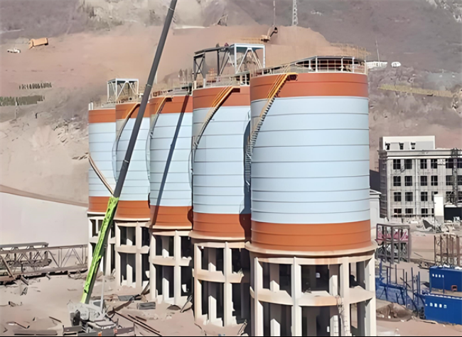 北泉镇高架钢板仓